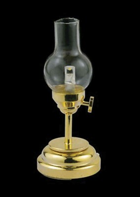 Puppenhaus Batterie Tisch Öl funktionstüchtig LED Lampe Maßstab 1:12 Leuchte DE302 tumdee
