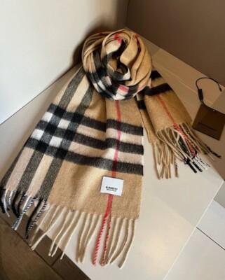 The Iconic Burberry Cashmere Scarf Luxury and Elegance