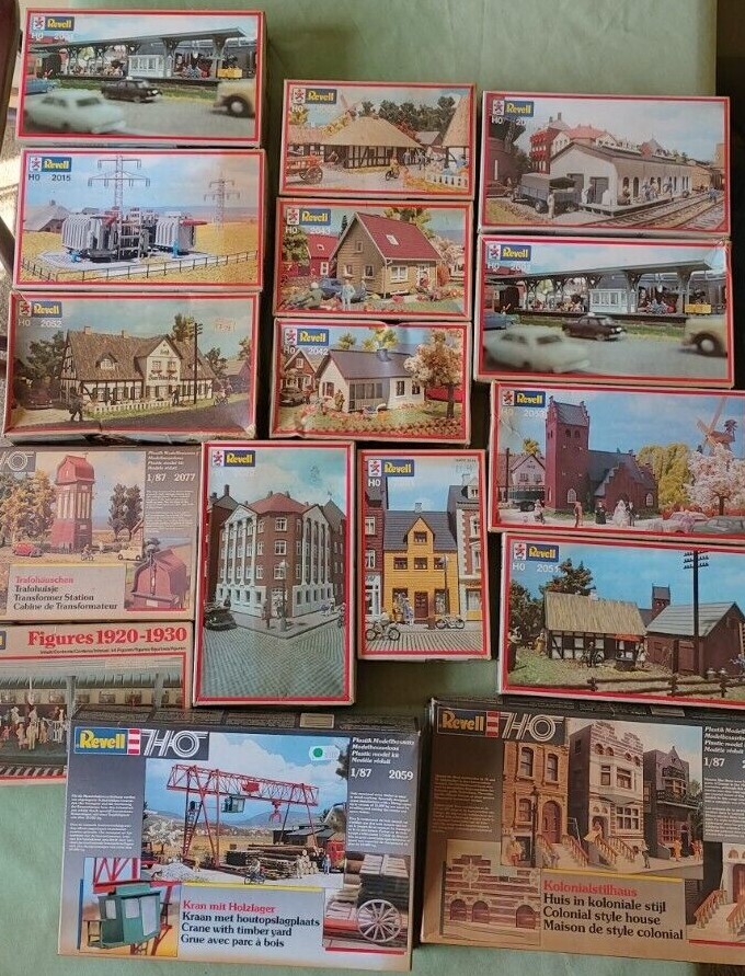 Revell Baureihe 01 HO 1/87 プラスチックモデルキット REVELL HO vintage buildings kits LARGE COLLECTION farms