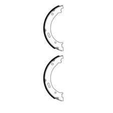 2x Bosch 0 986 487 942 Bremsbackensatz Feststellbremse Hinten für Jeep Dodge