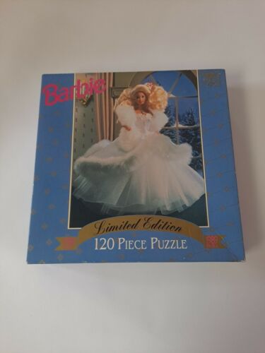 New! 1989 Barbie 120 Piece Puzzle Sealed Limited Edition 11 1/2" x 15 Golden