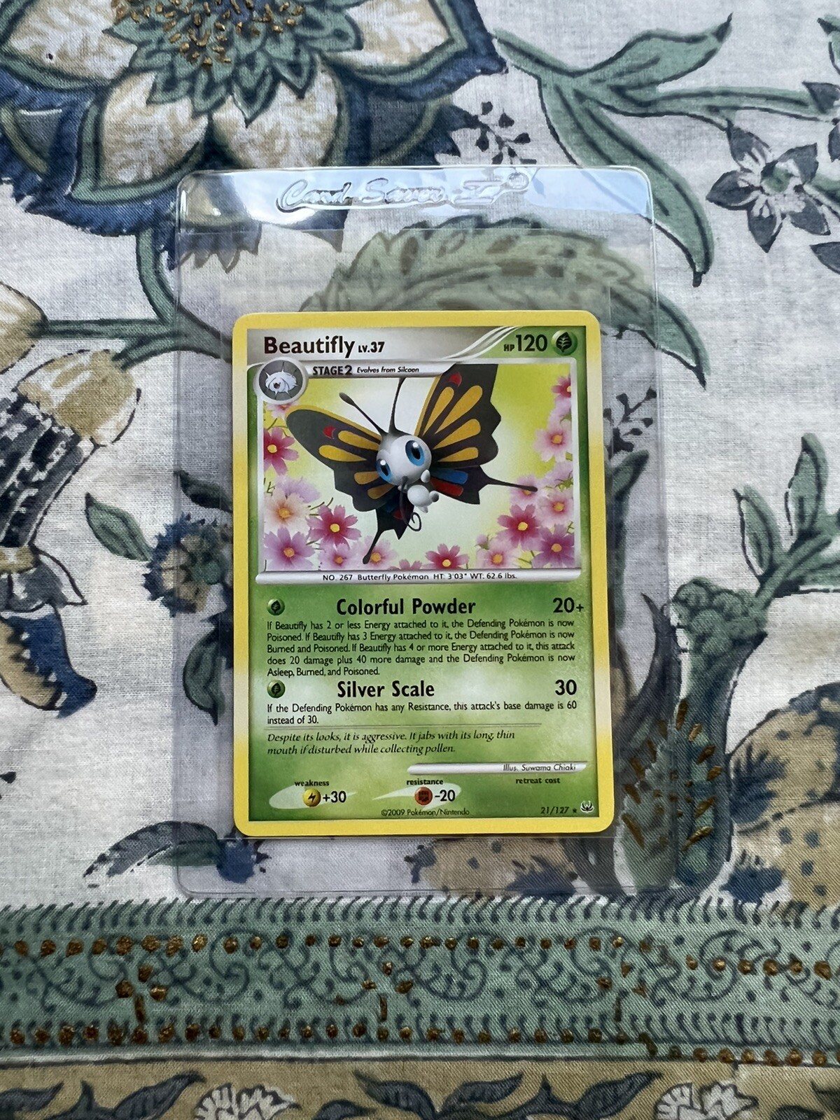 1x Beautifly - 21/127 - Rare Platinum Pokemon Near Mint Non Holo