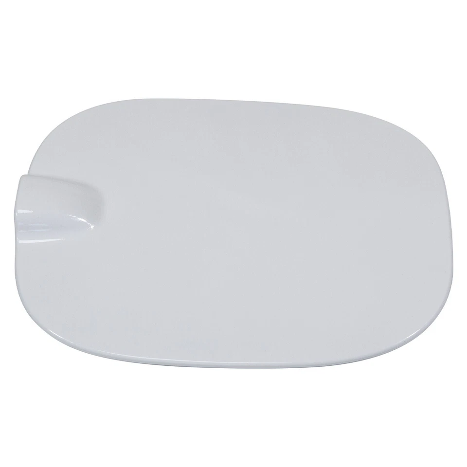 Tapa de puerta de llenado de combustible blanca para Chevrolet Silverado 1500 doble cabina platón de 5,8 ft 19-24 Foto 4 de 4