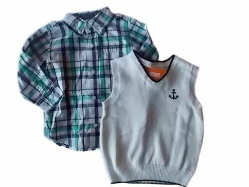Pull à Capuche Gymboree Garçon - Taille 12-18 Mois - Gris - Coton 100% - Occasion Très Bon état