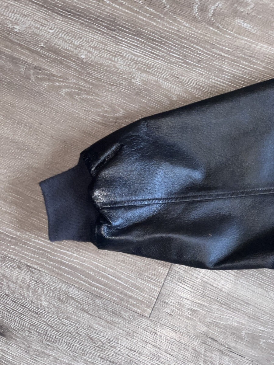 ※専用　vintage A2 jacket Vintage A2-Style Leather Flight Jacket Bomber Jacket Map