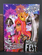 Muñeca Monster High G3 Clawdeen Wolf Monster Fest Tarjeta Coleccionable Foto de las Niñas