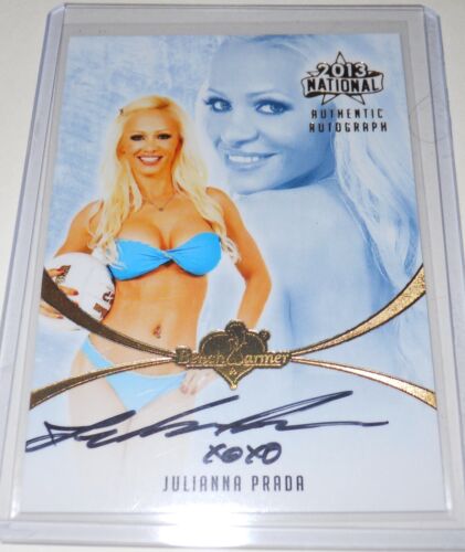 BenchWarmer 2013 National Julianna Prada Authentic Autograph Card - Picture 1 of 1