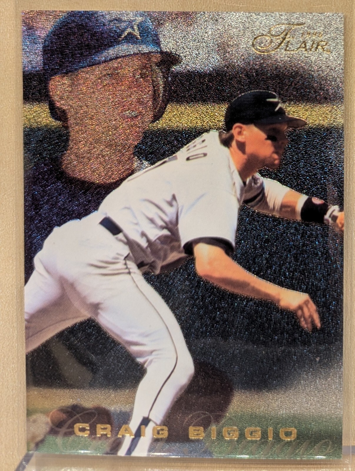 1996 Flair SILVER #275 Craig Biggio HOF RARE SPECKLE GOLD LETTER PARALLEL