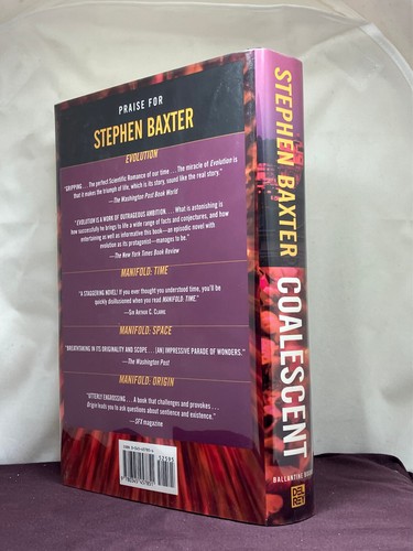 1st US,signed by author,Xeelee:Destiny's Children 1:Coalescent by Stephen Baxter - Imagen 2 de 4