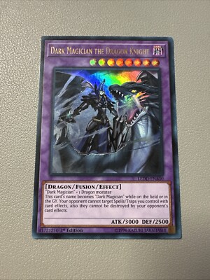 Dark Magician the Dragon Knight LEDD-ENA00 Legendary Dragon Decks 1st ...