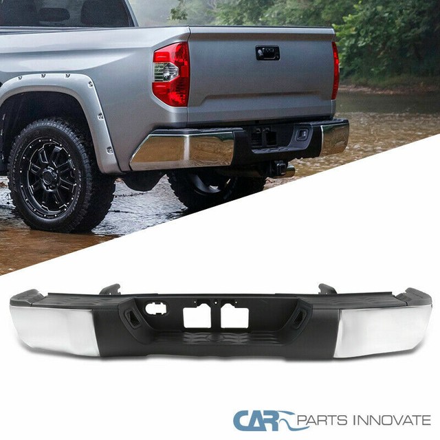 For Toyota 14-18 Tundra Chrome Replacement Rear Bumper Guard Step w