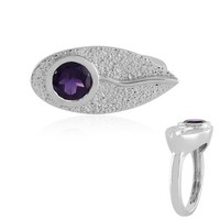 Cavill Amethyst Ring 0,765Ct Rundschliff Sterlingsilber Damen Lila- Echtschmuck
