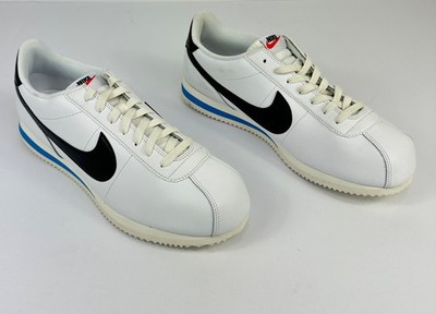 Nike Cortez White and Blue Lifestyle Sneaker Mens Size 13 DM4044-100