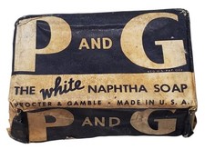 JABÓN DE NAFTA BLANCO 1 Bar P and G De colección Nuevo Procter & Gamble LAVANDERÍA