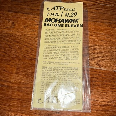 ATP  decals  1/144 Mohawk BAC One Eleven  F26