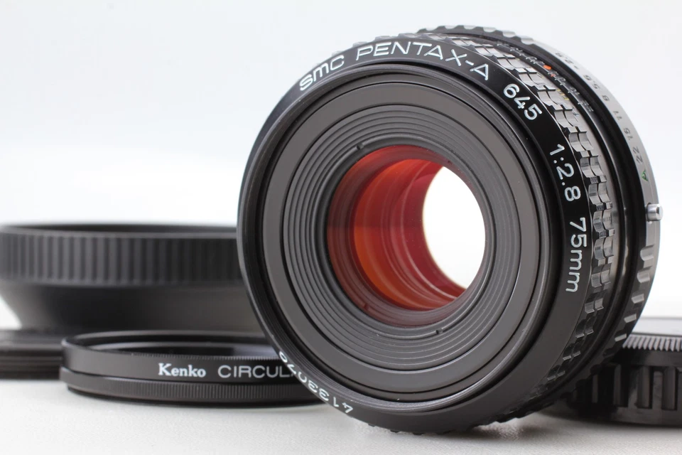 [MINT /w Hood] SMC Pentax A 645 75mm F2.8 Standard Lens for 645 N NII From JAPAN - Image 2 of 4