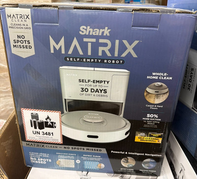 Shark Matrix Self-Emptying Robot Vacuum With 30 Day Dock, Precision Home Mapping