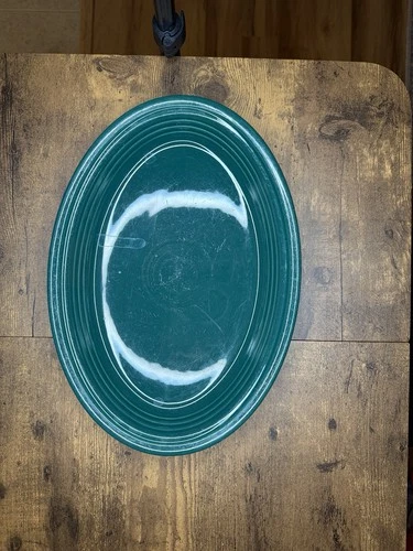 Fiestaware Evergreen Oval Platter       13.5 x 9.5