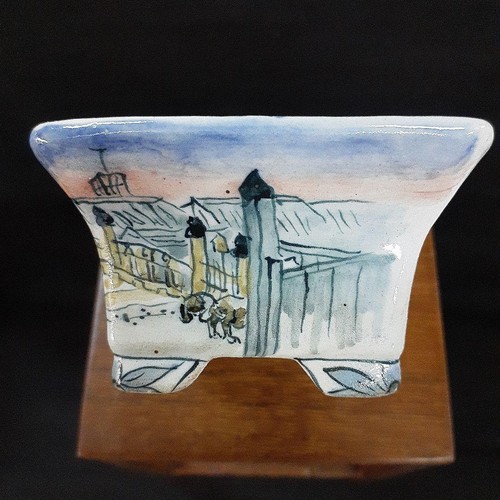 Bonsai Pot by Tosui Vintage 9.2cm x 7.2cm x 4.4cm - Picture 9 of 11