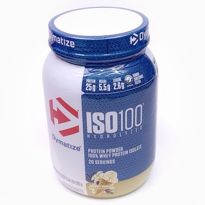 DYMATIZE ISO100  Hydrolyzed Protein Powder 100% Whey Protein Isolate 20 Servings