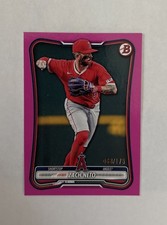 Topps 2026 Bowman Zach Neto #55 Angels Pink Parallel Serial Numbered 079 /175