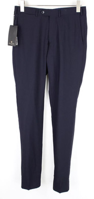 MASSIMO DUTTI Trousers Men's US 30 Formal Super 120's Wool Pinstriped Pleated