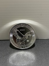 2018 Canada Snowy Owl 1.5 oz Fine Silver Coin BU