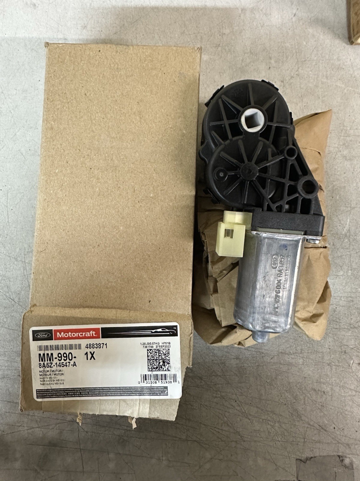 NEW Ford Motorcraft Motor OEM PN: 8A5Z-14547-A