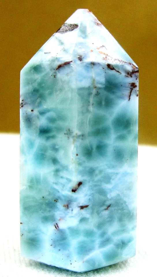 LARIMAR Obelisk seltener Larimar EDELSTEIN A-Qualität Nr.501 - Bild 2 von 2