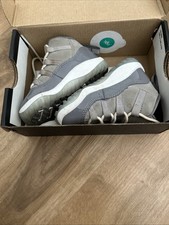 Jordan 11 Retro TD Sneakers Grey Size 5c Nike Sneakers