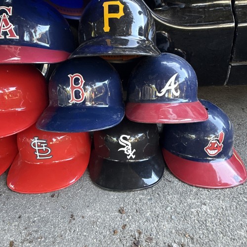 Lot 14 Vintage Laich Full Size MLB Plastic Batting Helmet Sports Products Corp - Picture 4 of 14