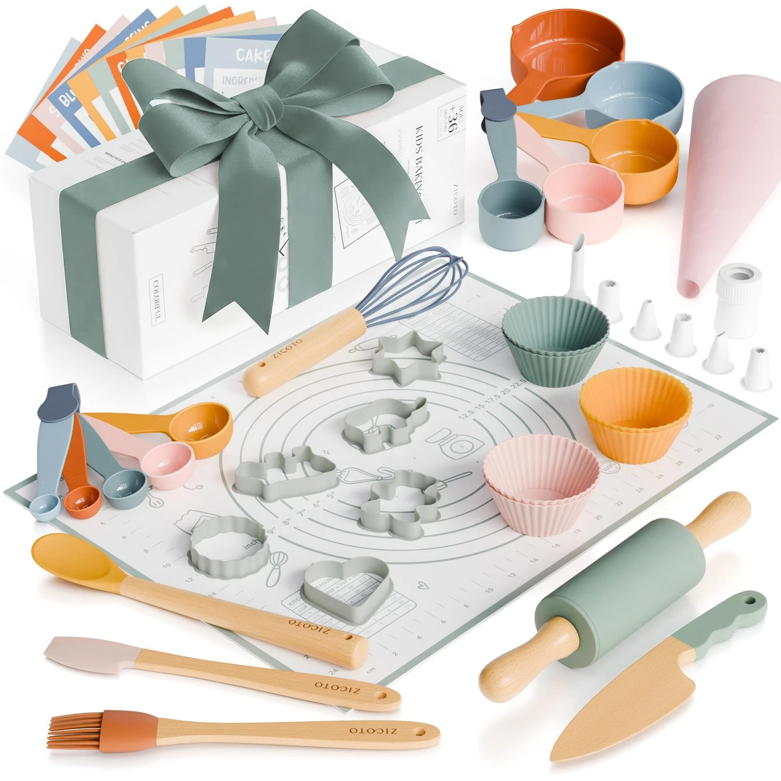 Wooden Baking Set for - A Complete Set of Real Kitchen Utensils Gives Toddler...
Opens in a new wind