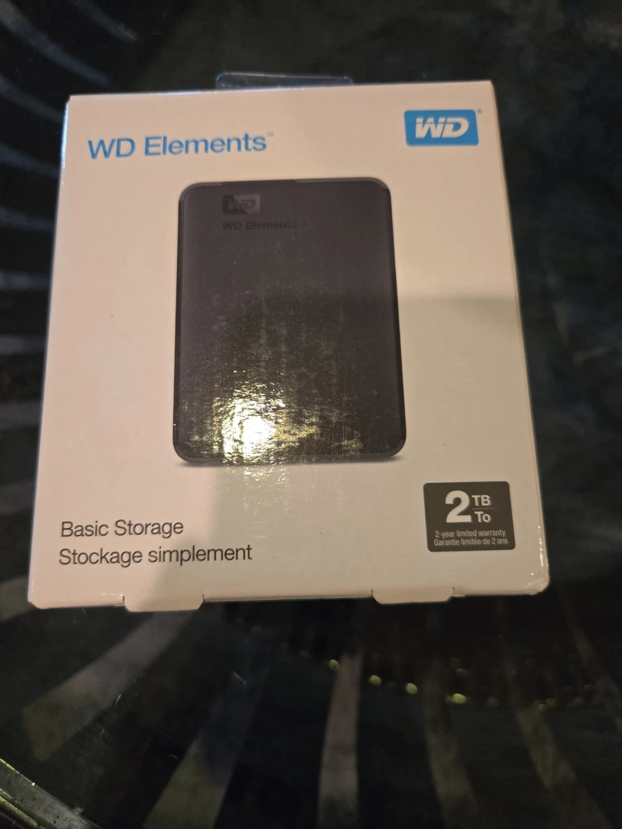 Western Digital USB 3.0 Interface 2TB Storage Capacity Hard Drives
