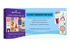 Hallmark Card Studio Deluxe  Latest 2025 VERSION Windows 8-11 on two discs
