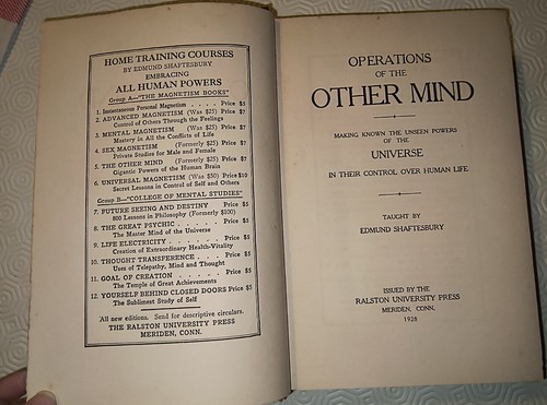 (Rare) 1928 Operations of the Other Mind written by Edmund Shaftesbury - Picture 6 of 17