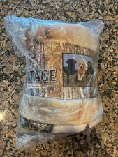 Labrador Retriever 60"x 80" Raschel Throw Fleece Blanket. Brand New Sealed 