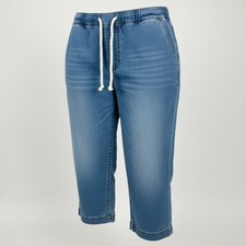 Torrid Stretch Drawstring Waist Capri Jeans S...