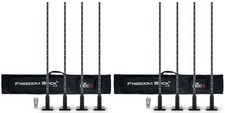  2 Chauvet DJ Freedom Stick X4 8 Wireless Battery RF DMX Light Sticks Remote