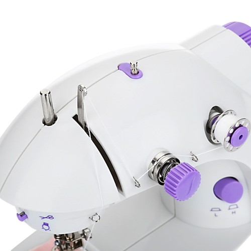 Sewing Machine Mini 2-Speed Double Thread Portable Sewing Machine ( Plug) - Picture 2 of 6