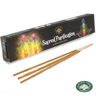 SACRED PURIFICATION von Green Tree Natural Incense 1x 15g RäucherSTÄBCHEN