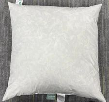 ComfyDown - Euro Square Pillow Insert, 18 x 18,  95% Duck Feather 5% Down
