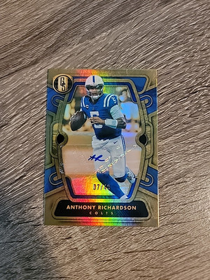 2024 Panini Gold Standard AUTO 7/49 Anthony Richardson #40 Sapphire Colts