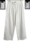 NWT! BR BANANA REPUBLIC WHITE IVORY WIDE LEG HIGH RISE PLEATED PANTS TROUSERS 8 — photo 2