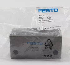 ONE NEW FESTO VAD-1/4 9394 Vacuum Generator