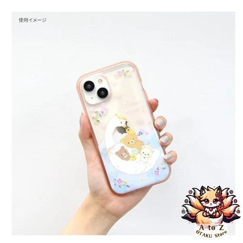 NEU Gourmandy Rilakkuma IIIFIT iPhone 15/14/13 kompatible Hülle Swan GRC-348A - Bild 4 von 4
