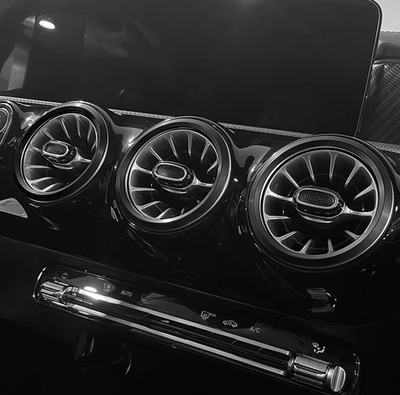 Luftdüsen Ring schwarz, Mercedes A-Klasse CLA GLA B-Klasse GLB W177 W118 W247