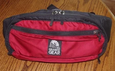 Granite Gear Lumbar Fanny Pack Waist Bag Adjustable Dark Red Hiking Outdoors