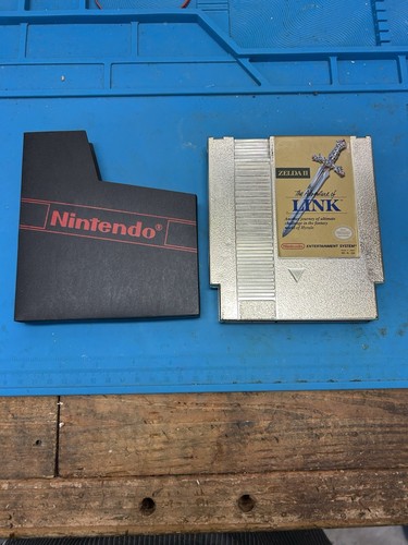 Zelda 2: The Adventure of Link Nintendo NES Gold Cartridge getestet funktioniert