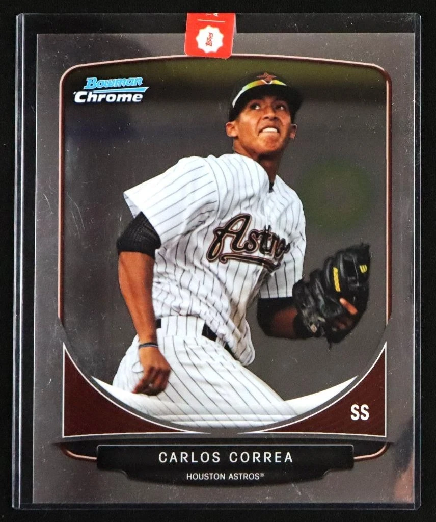 Bowman Carlos Correa Baseball Sports Trading Cards & Accessories