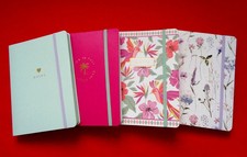 4 Notizbücher 256 linierte Seiten 15 x 20,5 ...